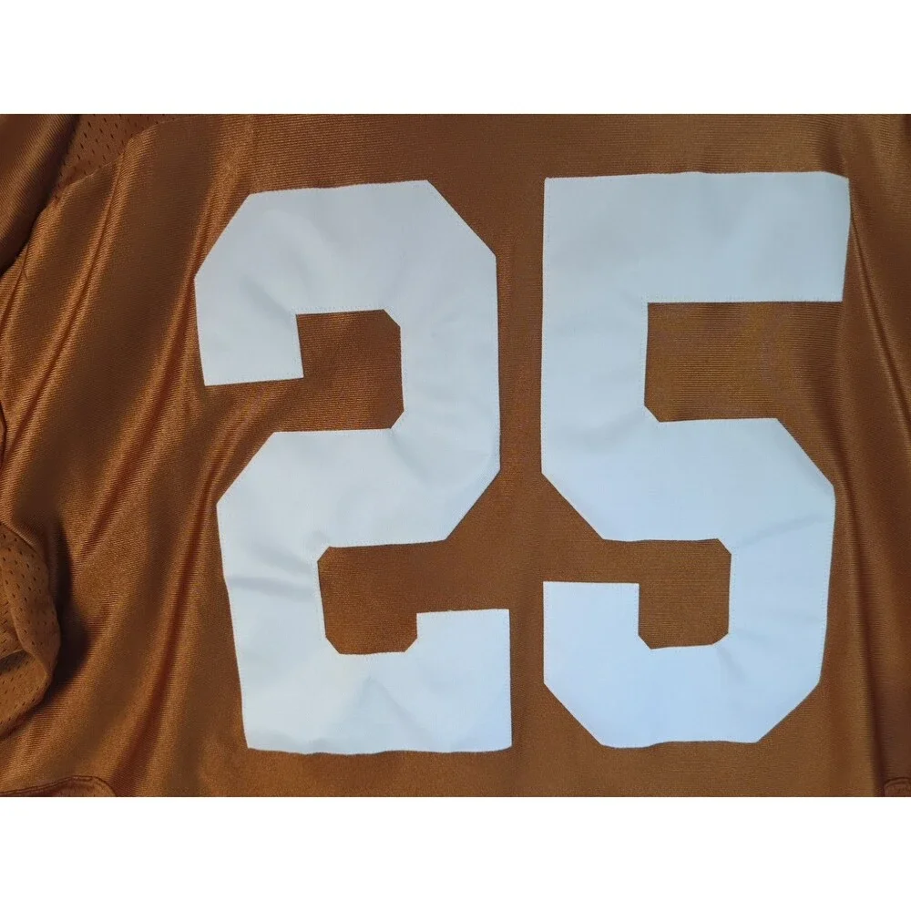 Nike Authentic Jersey Jamaal Charles #25 Texas Longhorns Mens 2XL 52 Orange NCAA